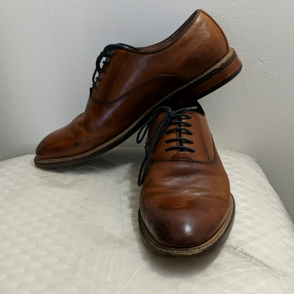 Aston grey leu leather Oxford shoes - Size 8(US) - Picture 7 of 9